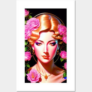 Young Agatha Christie Everywhere Flower Posters and Art